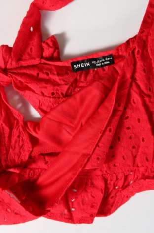 Γυναικείο αμάνικο μπλουζάκι SHEIN, Μέγεθος L, Χρώμα Κόκκινο, Τιμή 3,57 €