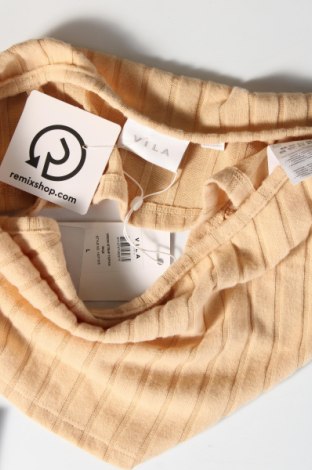 Γυναικείο αμάνικο μπλουζάκι VILA, Μέγεθος L, Χρώμα  Μπέζ, Τιμή 4,04 €