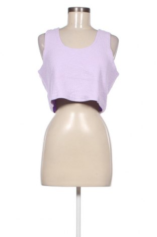 Γυναικείο αμάνικο μπλουζάκι Weekday, Μέγεθος XL, Χρώμα Βιολετί, Τιμή 3,68 €