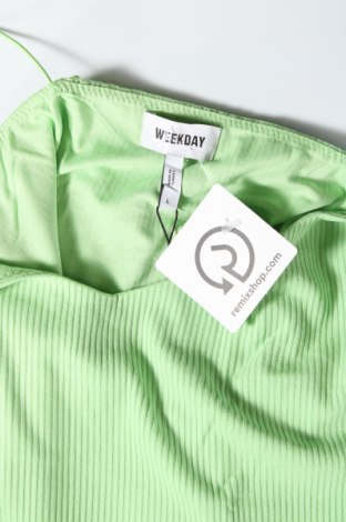 Tricou de damă Weekday, Mărime L, Culoare Verde, Preț 17,27 Lei