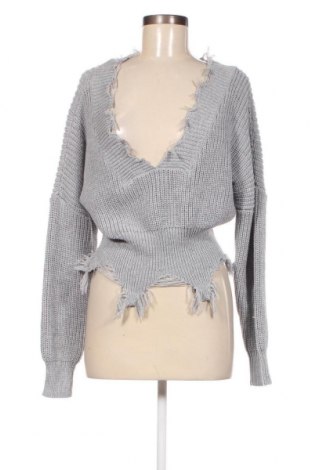 Γυναικείο πουλόβερ Fashion nova, Μέγεθος S, Χρώμα Γκρί, Τιμή 14,83 €