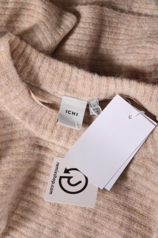 Γυναικείο πουλόβερ Ichi, Μέγεθος XL, Χρώμα  Μπέζ, Τιμή 13,46 €