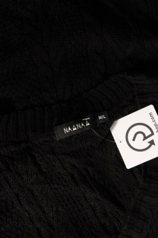 Γυναικείο πουλόβερ Naanaa, Μέγεθος M, Χρώμα Μαύρο, Τιμή 2,33 €