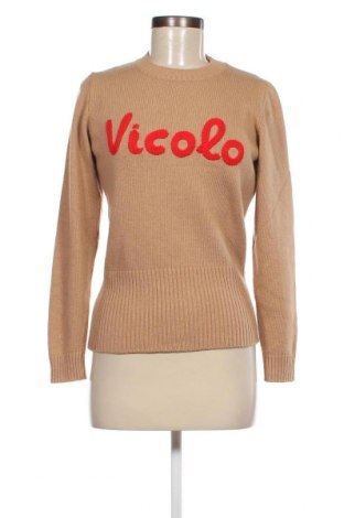 Дамски пуловер Vicolo, Размер M, Цвят Бежов, Цена 132,00 лв.