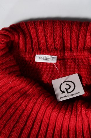 Дамски пуловер Yessica, Размер M, Цвят Червен, Цена 4,06 лв.