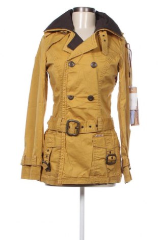 Damen Trenchcoat Khujo, Größe S, Farbe Gelb, Preis 51,09 €