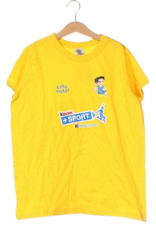 Kinder T-Shirt, Größe 14-15y/ 168-170 cm, Farbe Gelb, Preis 3,48 €