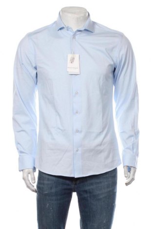Мъжка риза Bruun & Stengade, Размер M, Цвят Син, Цена 117,00 лв.