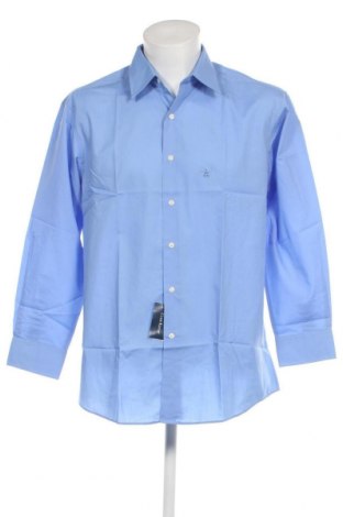 Ανδρικό πουκάμισο Club Room, Μέγεθος L, Χρώμα Μπλέ, Τιμή 7,42 €