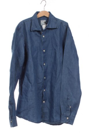 Ανδρικό πουκάμισο Drumohr, Μέγεθος S, Χρώμα Μπλέ, Τιμή 102,58 €