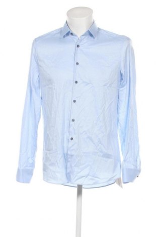 Ανδρικό πουκάμισο Olymp, Μέγεθος L, Χρώμα Μπλέ, Τιμή 60,31 €