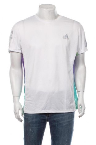 Herren T-Shirt Adidas, Größe L, Farbe Weiß, Preis € 24,74