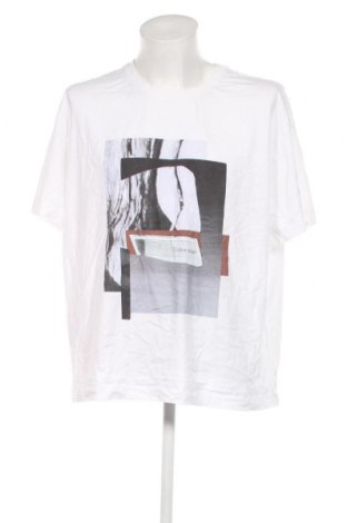 Herren T-Shirt Calvin Klein, Größe 3XL, Farbe Weiß, Preis € 32,47