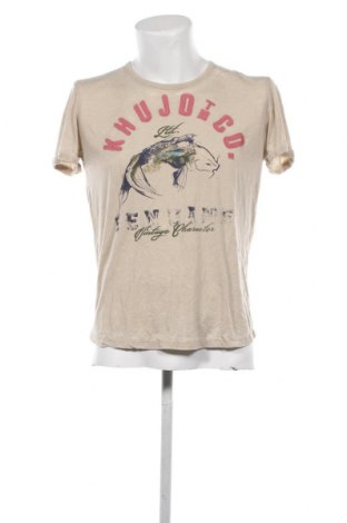 Ανδρικό t-shirt Khujo, Μέγεθος M, Χρώμα  Μπέζ, Τιμή 26,80 €
