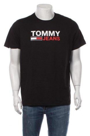 Tricou de bărbați Tommy Hilfiger, Mărime XL, Culoare Negru, Preț 156,58 Lei