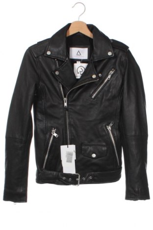 Pánska kožená bunda  SERGE PARIENTE, Veľkosť XS, Farba Čierna, Cena  102,29 €
