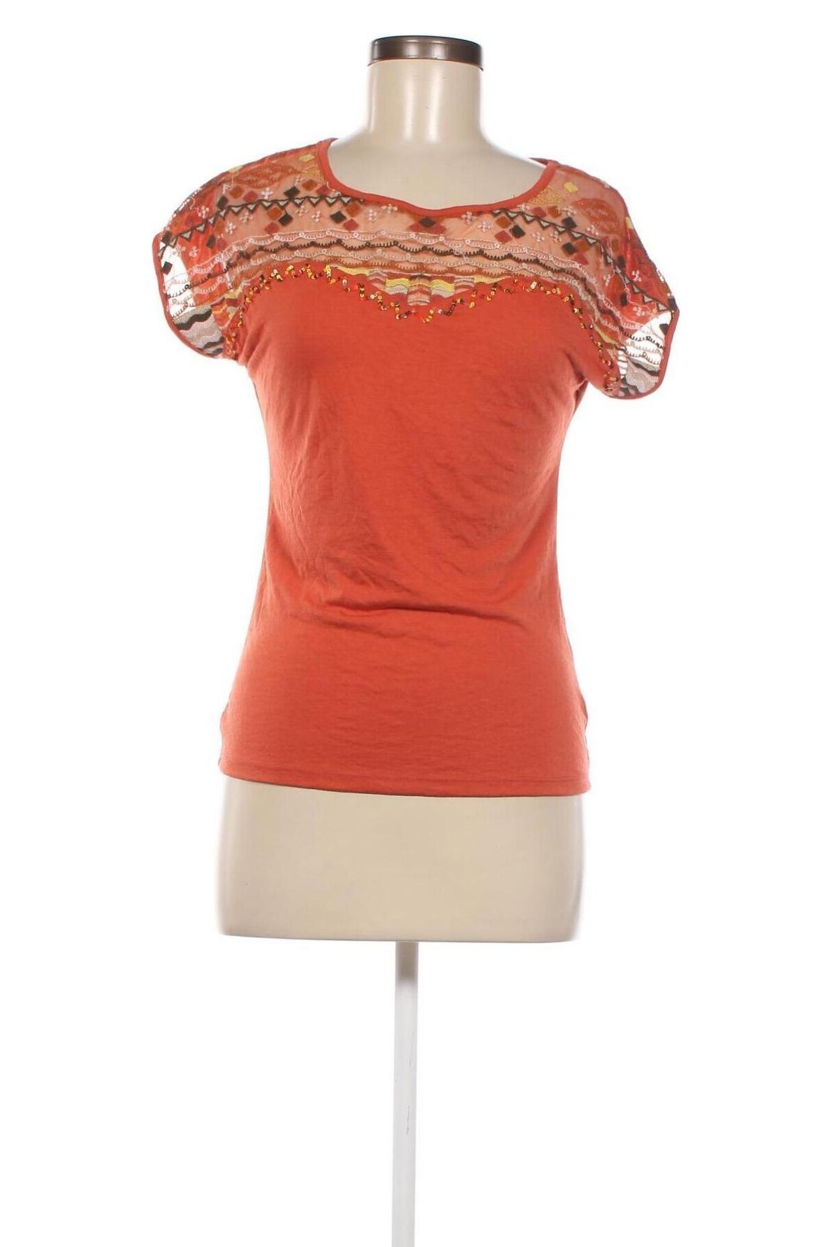 Дамска блуза Breal, Размер XS, Цвят Оранжев, Цена 72,00 лв.