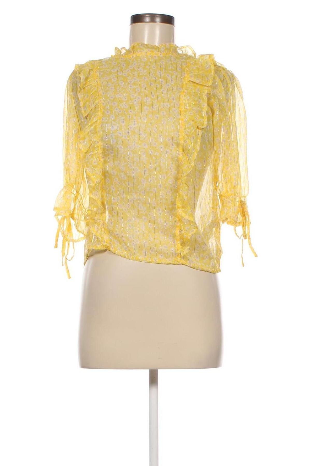 Γυναικεία μπλούζα Pimkie, Μέγεθος XS, Χρώμα Κίτρινο, Τιμή 2,72 €
