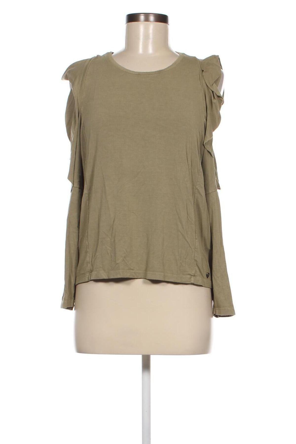 Дамска блуза Please, Размер S, Цвят Зелен, Цена 34,00 лв.
