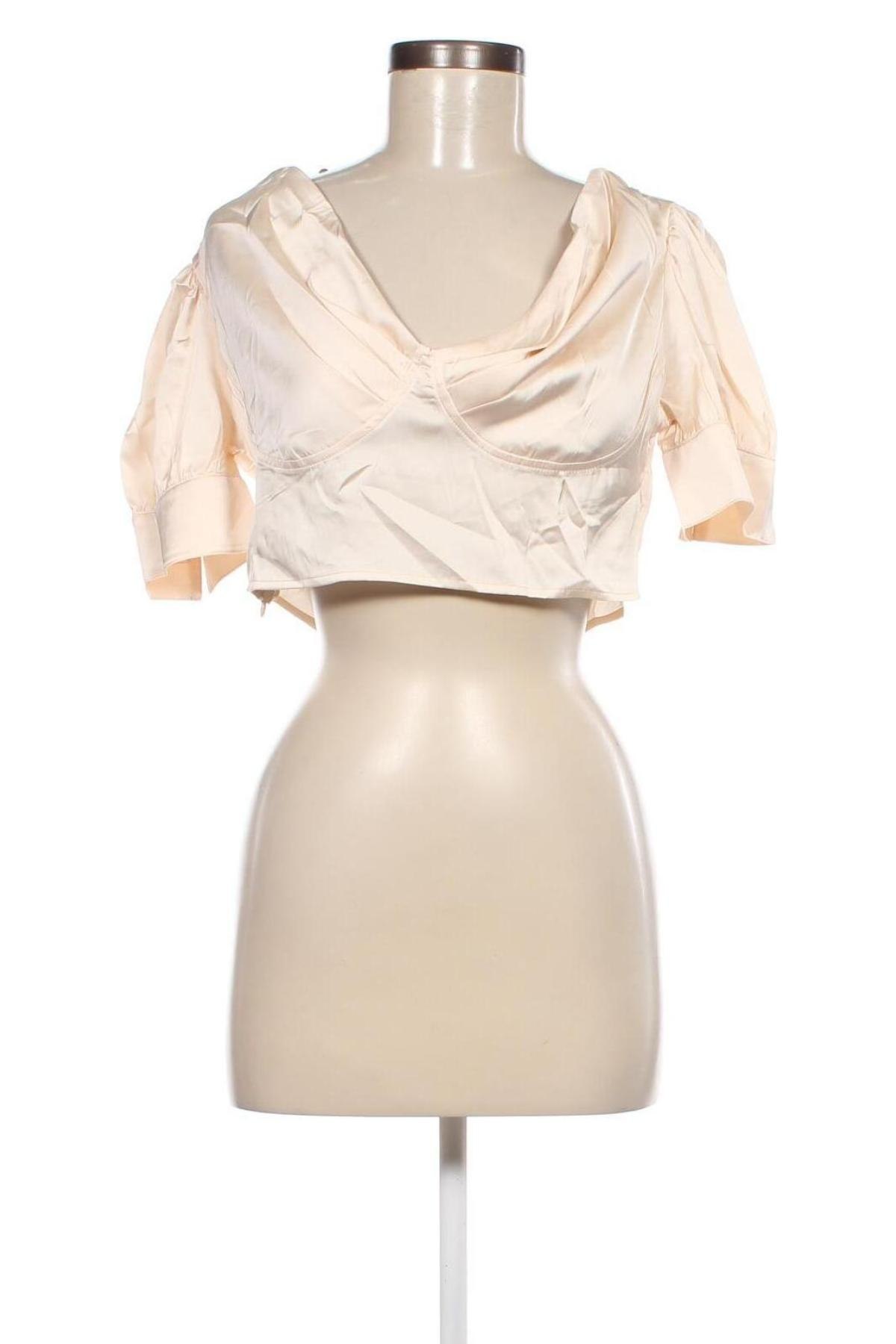 Γυναικεία μπλούζα SHEIN, Μέγεθος L, Χρώμα  Μπέζ, Τιμή 15,98 €