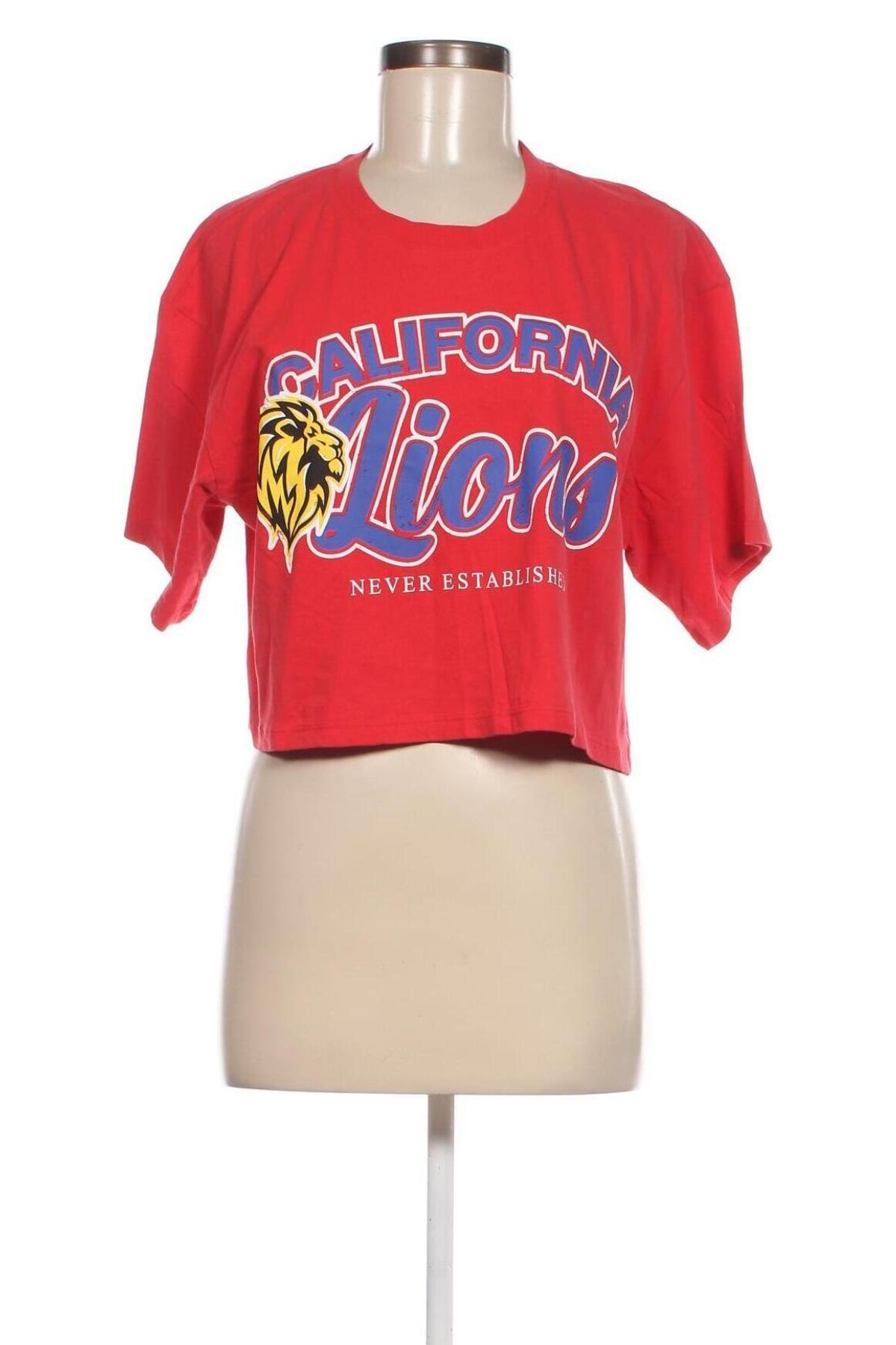 Damen T-Shirt Review, Größe XS, Farbe Rot, Preis 4,25 €