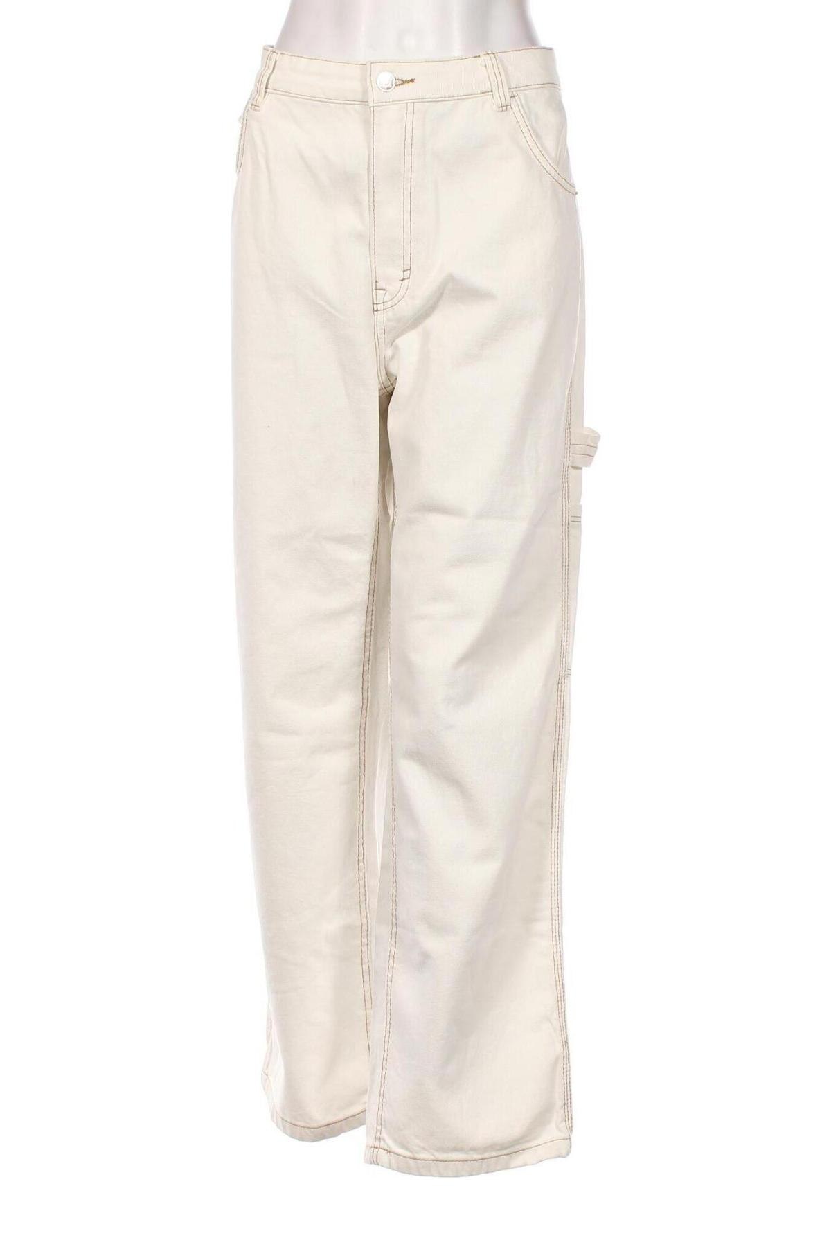 Damen Jeans Bershka, Größe XL, Farbe Ecru, Preis 8,06 €