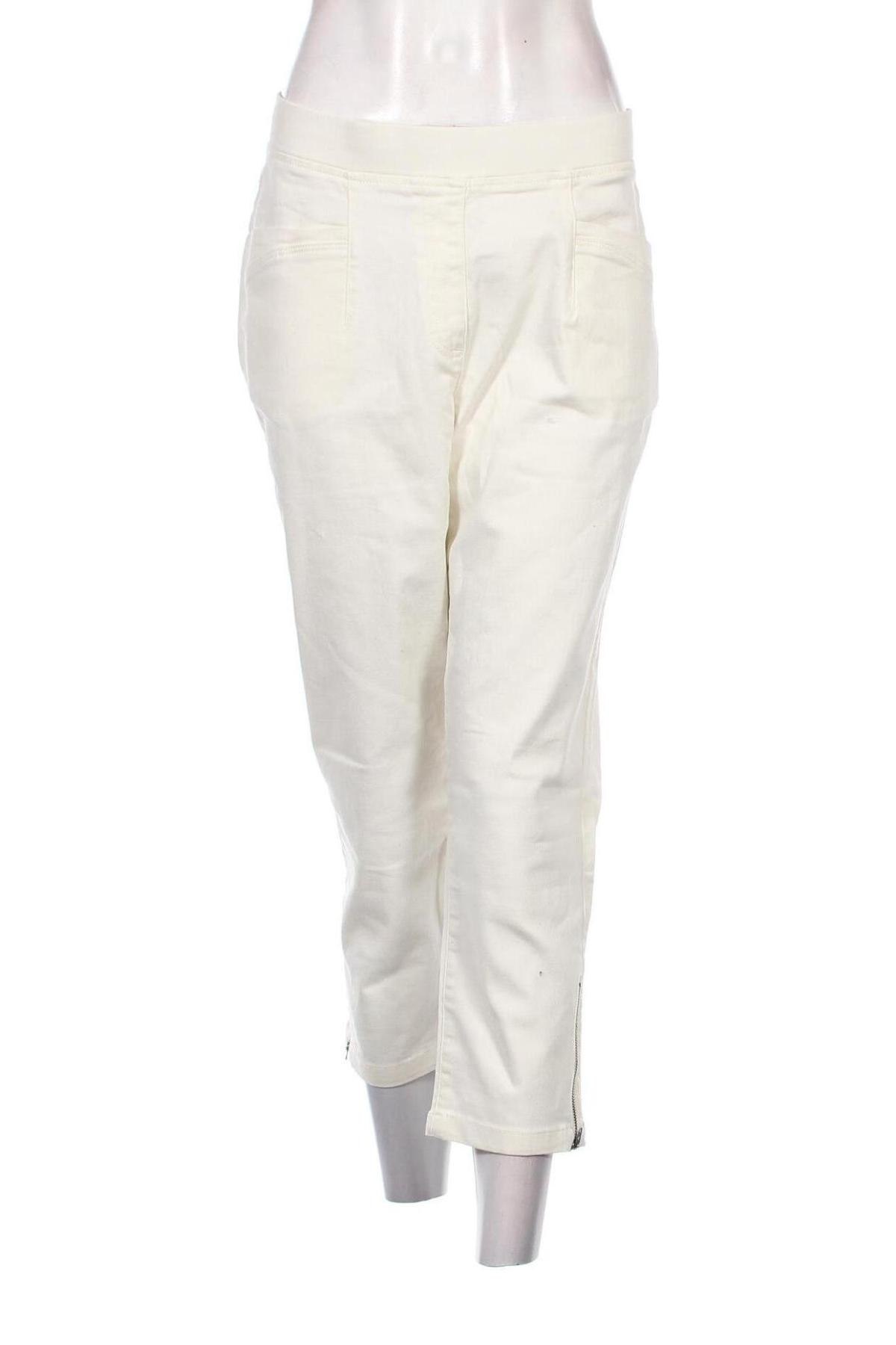 Дамски панталон Helena Vera, Размер XL, Цвят Бял, Цена 87,00 лв.