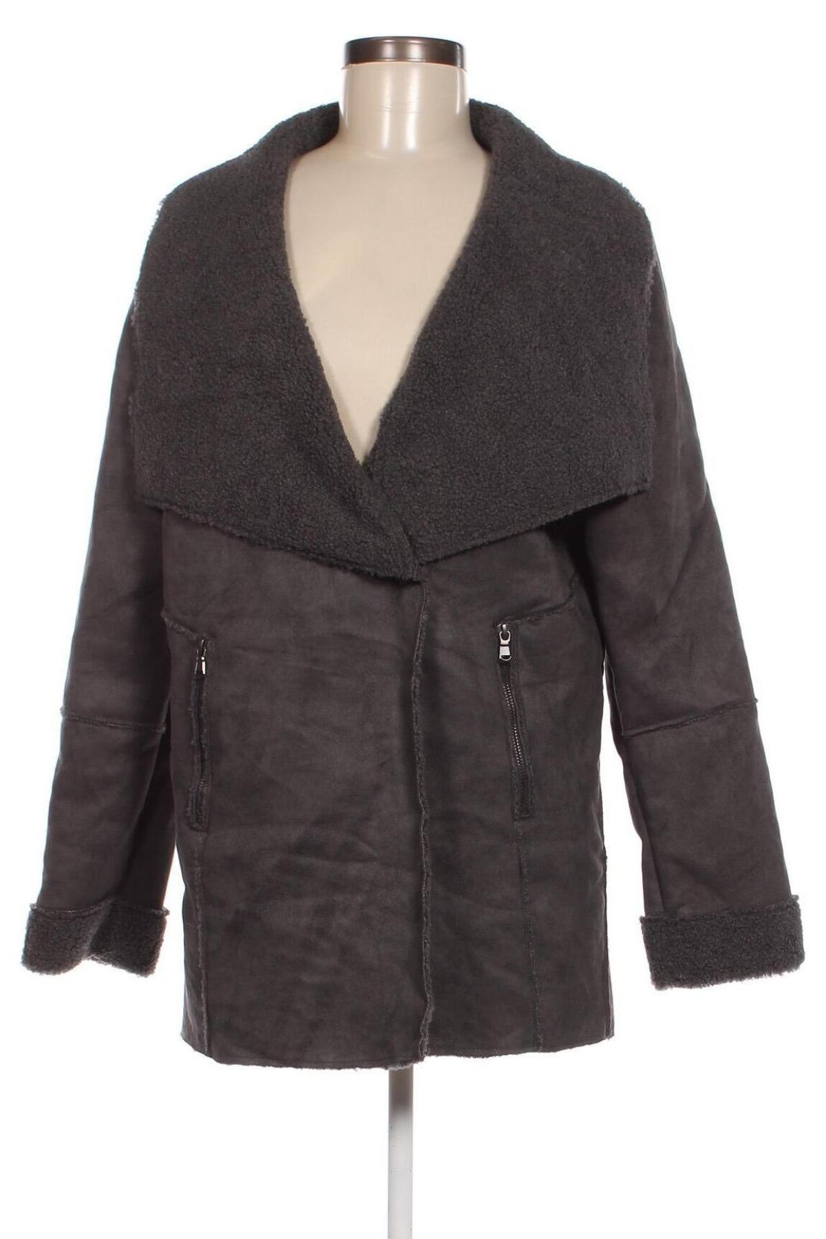 Дамско палто Blue Motion, Размер S, Цвят Сив, Цена 14,98 лв.