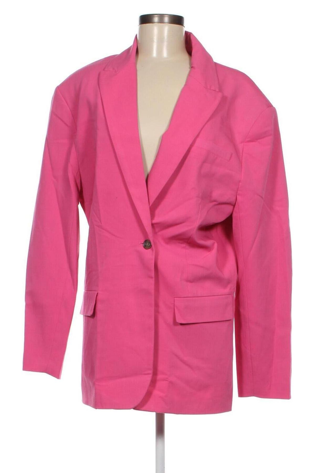 Дамско сако Zara, Размер L, Цвят Розов, Цена 95,00 лв.