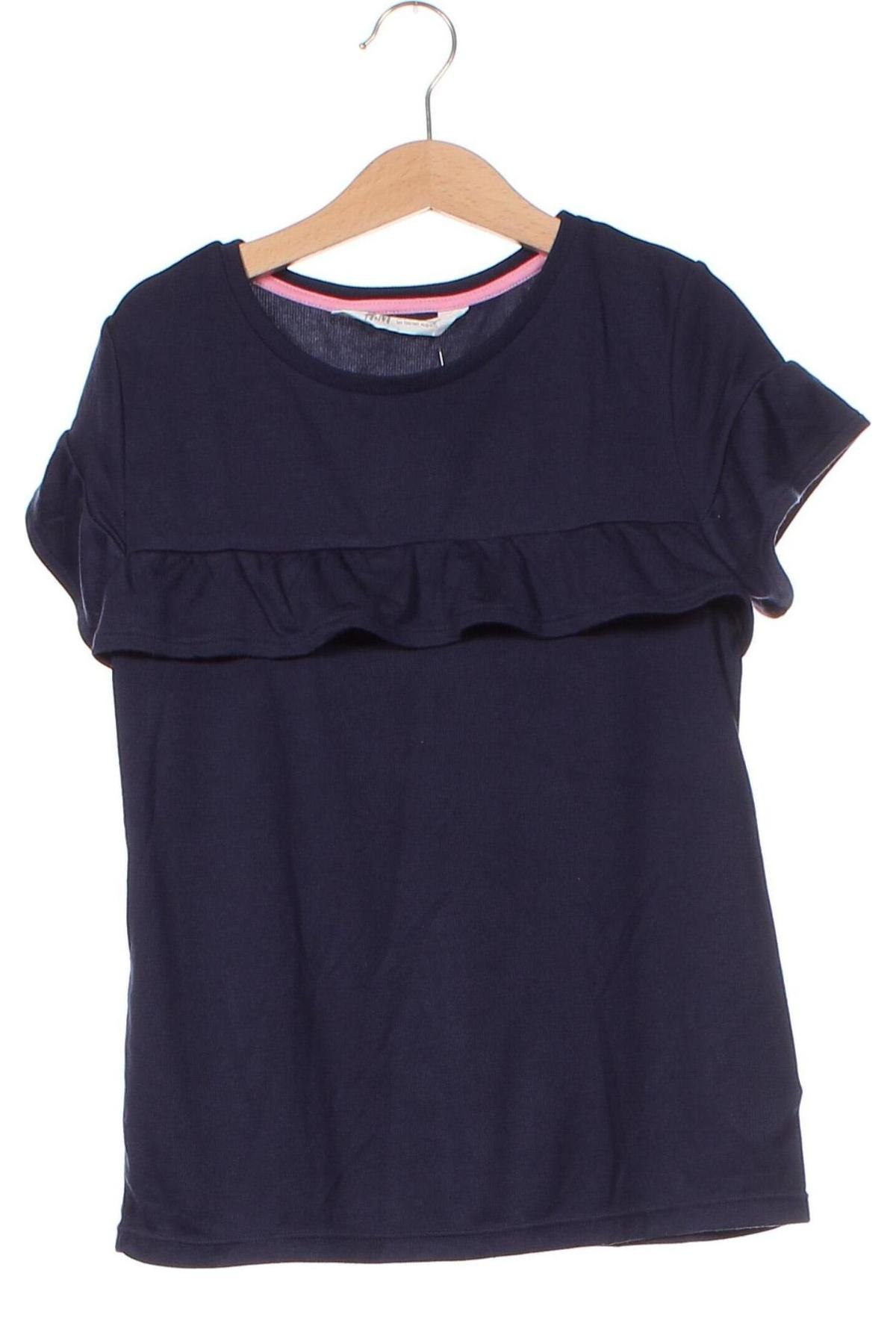 Kinder Shirt H&M, Größe 8-9y/ 134-140 cm, Farbe Blau, Preis 9,21 €