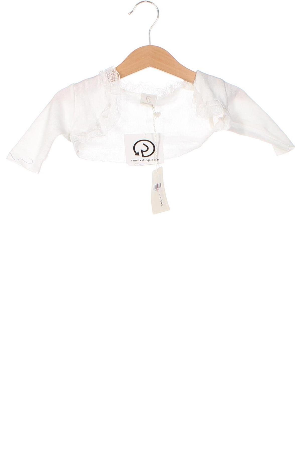 Kinderbolero Made In Italy, Größe 2-3m/ 56-62 cm, Farbe Weiß, Preis € 20,10