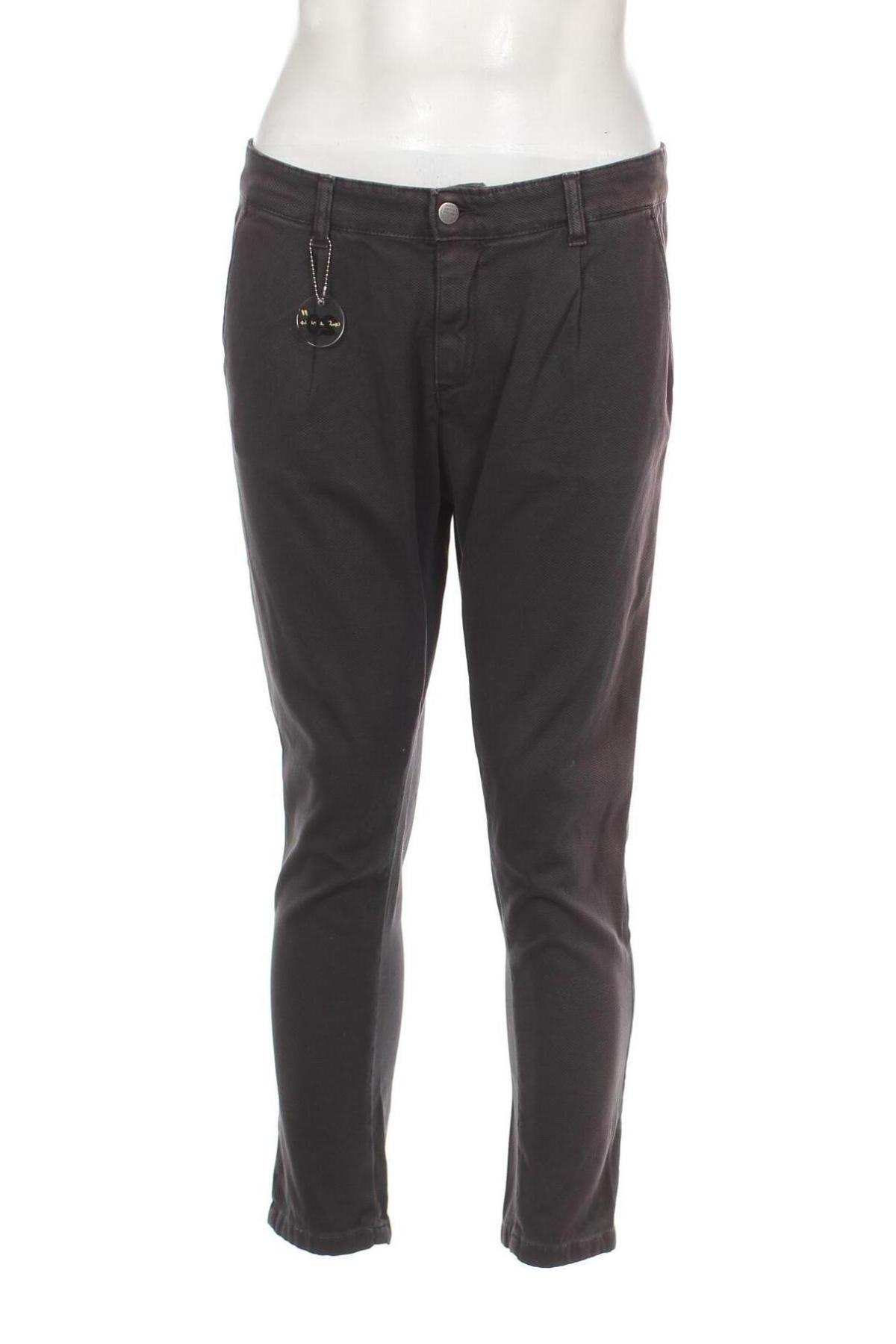 Pantaloni de bărbați Daniele Alessandrini Homme, Mărime M, Culoare Gri, Preț 913,16 Lei