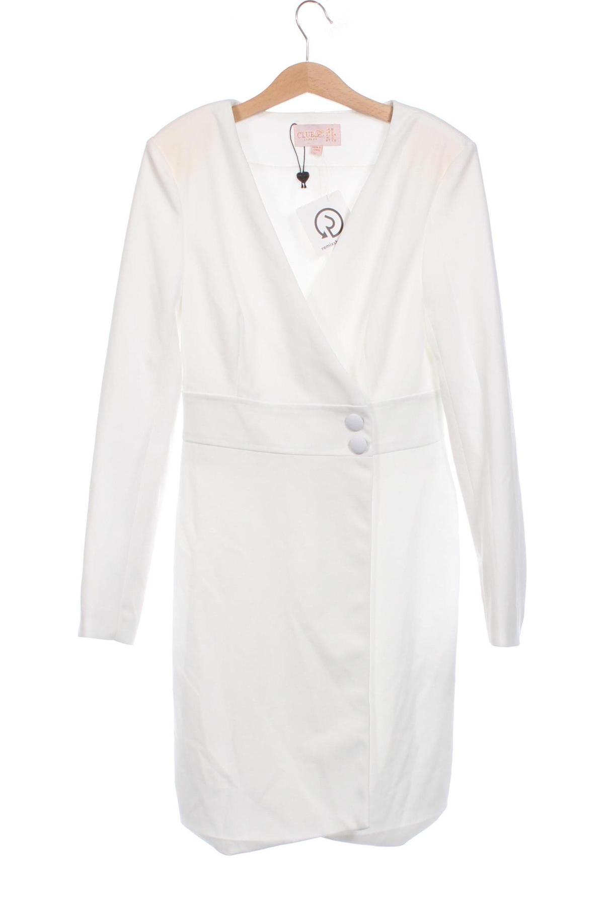 Φόρεμα Club L, Μέγεθος XS, Χρώμα Λευκό, Τιμή 9,92 €