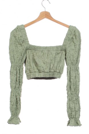 Bluză de femei Bershka, Mărime XS, Culoare Verde, Preț 26,99 Lei