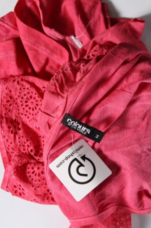 Damen Shirt Colours Of The World, Größe M, Farbe Rosa, Preis 5,01 €