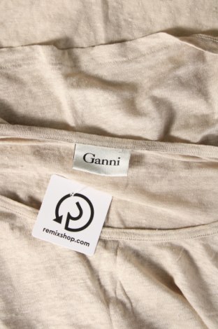 Damen Shirt Ganni, Größe S, Farbe Beige, Preis € 7,99