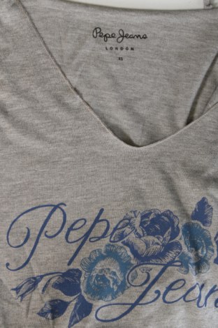 Γυναικεία μπλούζα Pepe Jeans, Μέγεθος XS, Χρώμα Γκρί, Τιμή 16,99 €