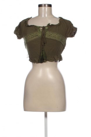 Bluză de femei SHEIN, Mărime XS, Culoare Verde, Preț 18,99 Lei