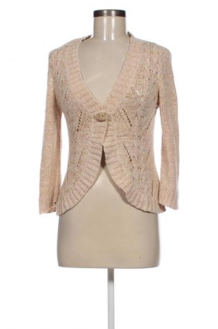 Damen Strickjacke Made With Love, Größe M, Farbe Beige, Preis € 3,99