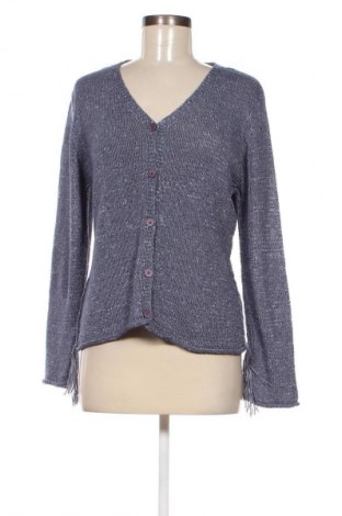 Damen Strickjacke Oui, Größe L, Farbe Blau, Preis € 17,99