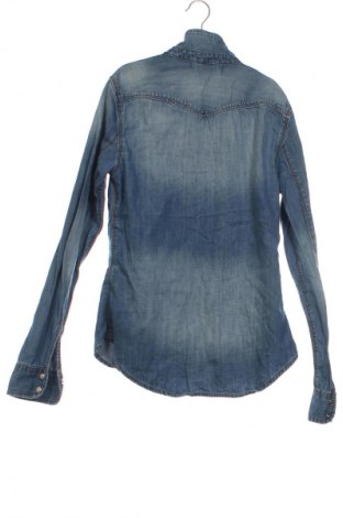 Damenbluse H&M L.O.G.G., Größe XS, Farbe Blau, Preis 3,99 €