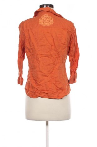 Damenbluse Just Linen, Größe S, Farbe Orange, Preis € 6,49