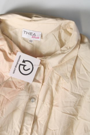 Damenbluse Thea Plus, Größe L, Farbe Beige, Preis € 4,99