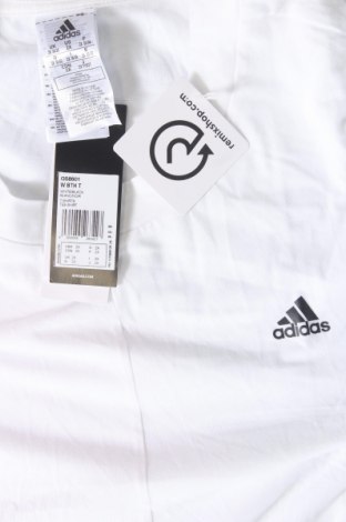 Γυναικείο t-shirt Adidas, Μέγεθος XXL, Χρώμα Λευκό, Τιμή 19,49 €