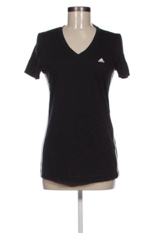 Damen T-Shirt Adidas, Größe M, Farbe Schwarz, Preis € 18,29