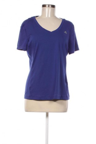 Damen T-Shirt Adidas, Größe L, Farbe Blau, Preis 18,99 €