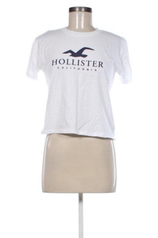 Damen T-Shirt Hollister, Größe XS, Farbe Weiß, Preis € 18,79