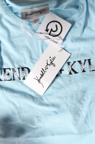 Γυναικείο t-shirt Kendall & Kylie, Μέγεθος XS, Χρώμα Μπλέ, Τιμή 8,49 €