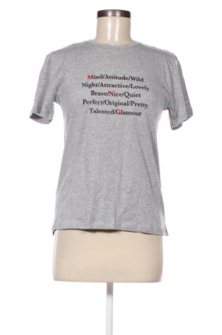 Γυναικείο t-shirt Mango, Μέγεθος S, Χρώμα Γκρί, Τιμή 18,79 €