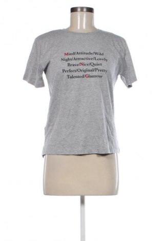 Γυναικείο t-shirt Mango, Μέγεθος S, Χρώμα Γκρί, Τιμή 5,79 €